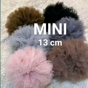 scrunchie cepol mini/ ikat rambut mini baha tile lembut