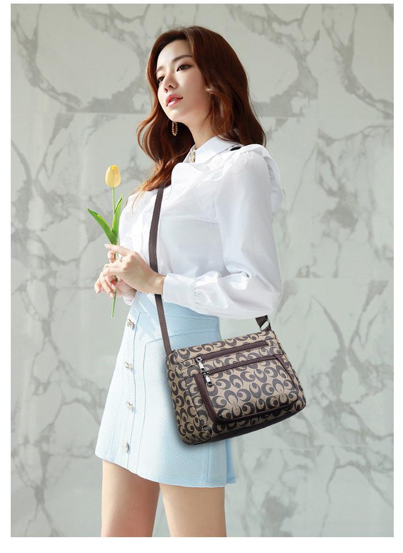 Product Introduction of Túi Đeo Vai Nữ, Sức Chứa Lớn, Nhiều Lớp, Túi Đeo Chéo, Thời Trang, In Hình Xu Hướng, Ví Đựng Tiền Xu, Thích Hợp Cho Nữ 2