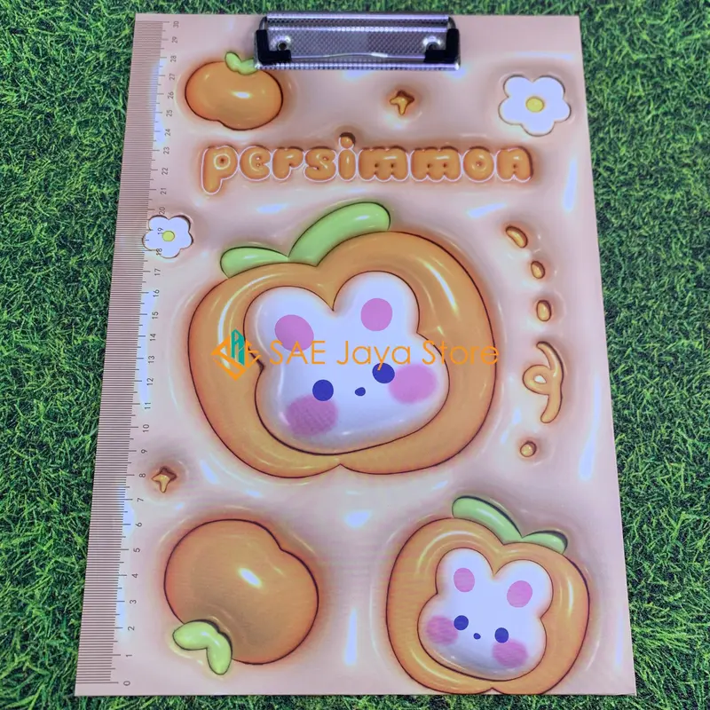 PAPAN DADA ALAS UJIAN KARAKTER LABUBU SANRIO AVENGERS DAN RABIT UKURAN A4 / PAPAN JALAN KARAKTER 7
