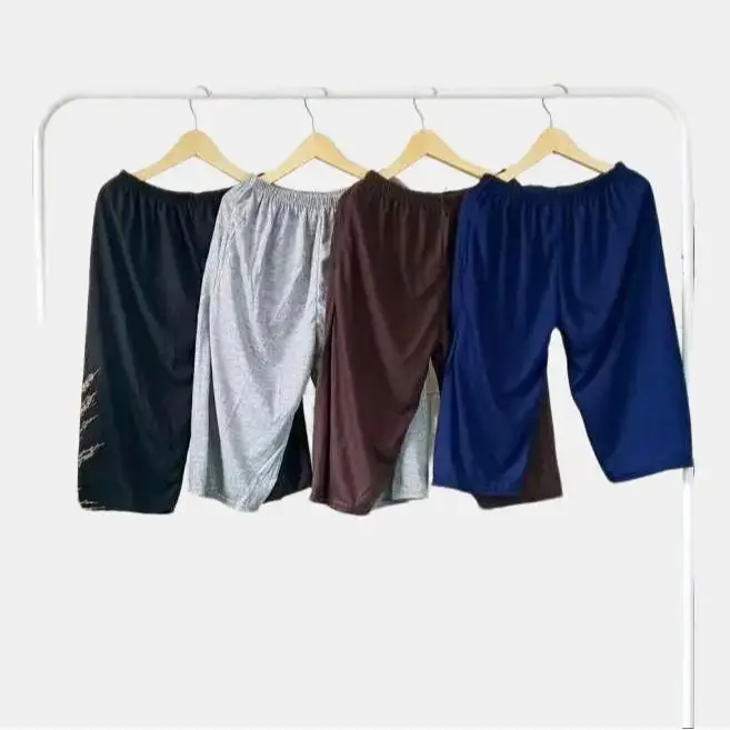 3/4/5 pcs Celamis Pendek 7⁄8 Los & Aladin Wanita Nyaman Tebal - celana pendek Shorts harian Tidur Kaos cewek Rayon 7