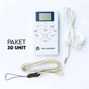 30 Pcs Radio Tour Guide System FM Digital Receiver PRO AUDIONIQ