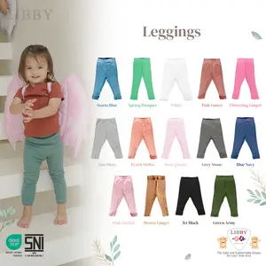 LIBBY Earth Colour Legging New Series 0-6 Tahun (1pcs)