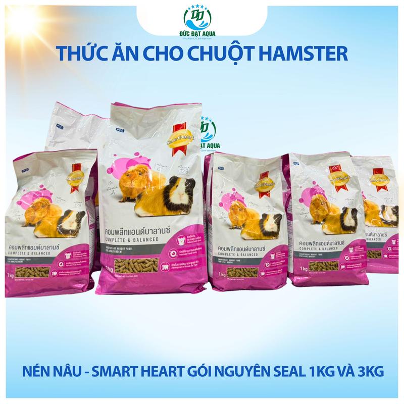  Thức ăn cho chuột Hamster Chuột Lang Bọ Ú Thỏ và các loại thú gặm nhấm - Gói 1kg- 3kg chính hãng 