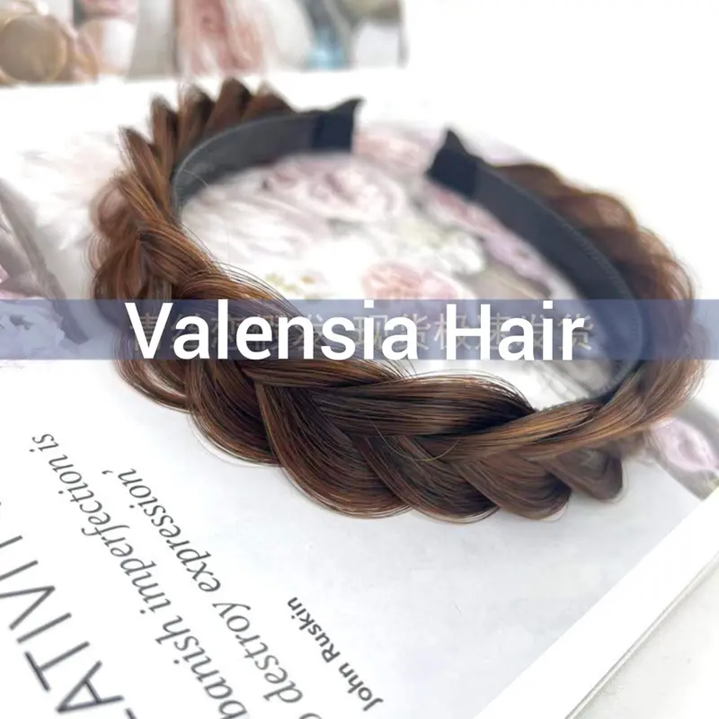 hairclip bando rambut kepang murah 6