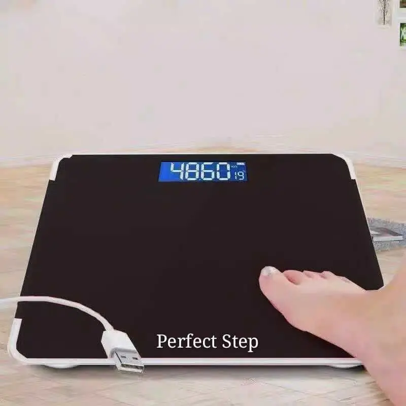 Timbangan Berat Badan Digital - Timbangan Berat Motif Polos