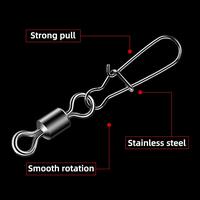 Gambar TaffSPORT Konektor Kail Pancing Snap Swivel Fishing Hook 26mm 10 PCS - S20 dari Taffware Official Store Kota Administrasi Jakarta Barat 5 Tokopedia