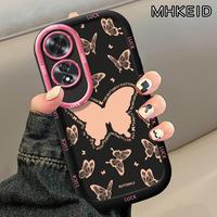 Gambar MHKEID Casing Hp untuk OPPO A60 4G Case Kupu-kupu Biru kepulan krim Silikon Softcase Casing - Gaya1, OPPO A60 4G dari MHKEID MALL Kab. Tangerang 4 Tokopedia