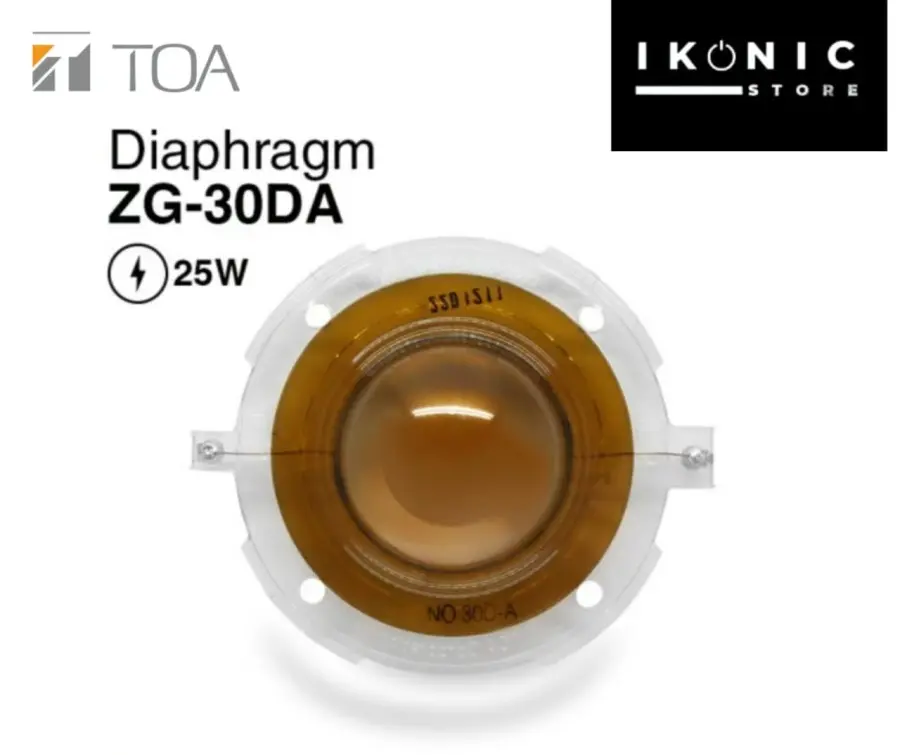 IKONIC TOA Spul ZG 30 DA Spool Corong 25 watt TOA ZG 30 D-A Original Garansi Resmi
