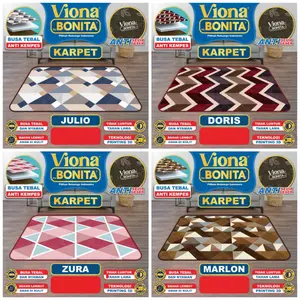 Viona By Bonita Karpet 95x140cm / 140x190Cm / 220x190Cm / 270x190Cm / Karpet Malaysia - Multi Warna Seri A