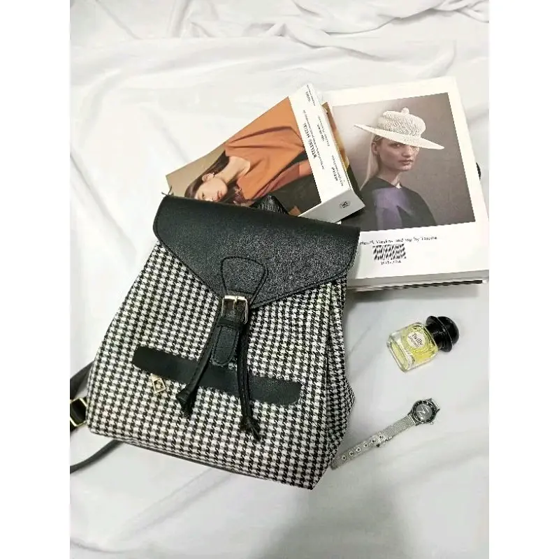 Tas ransel wanita korea motif grafik 1143 5