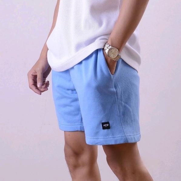 Celana pendek pria dewasa laki laki warna hitam biru putih abu abu coksu 1