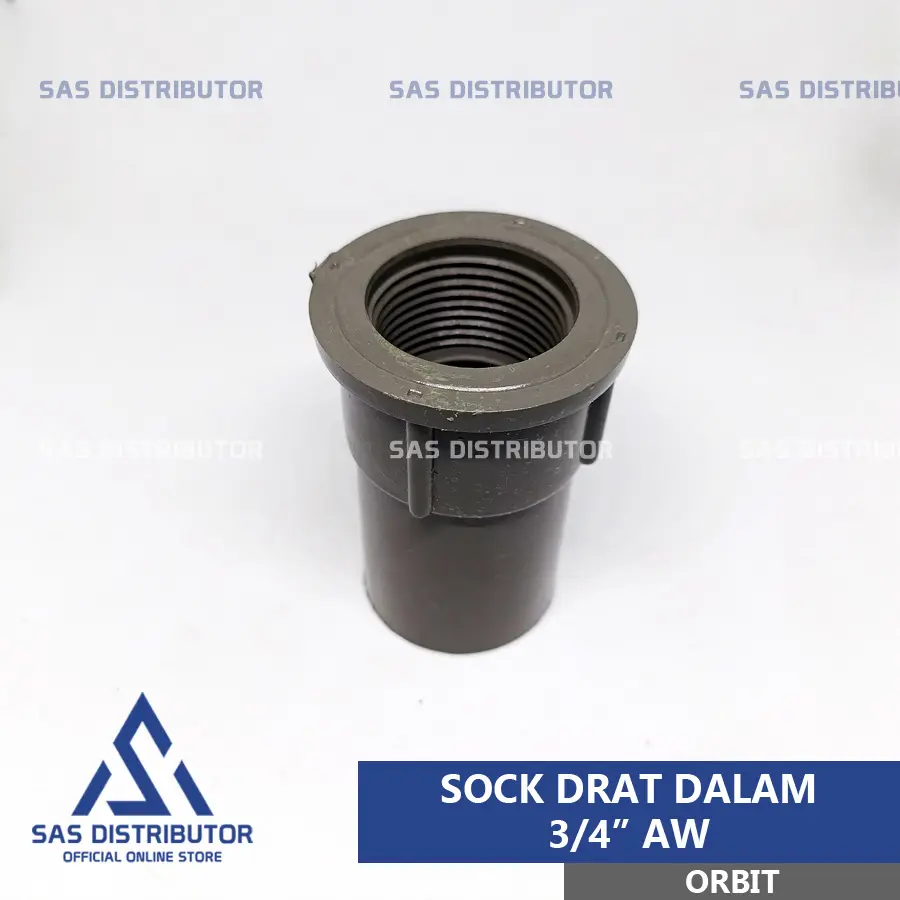 Sok Drat Dalam 3/4" inch AW Orbit / SDD 3/4" inch PVC / Faucet Socket 3/4 / Sock Drat Dalam 0,75"
