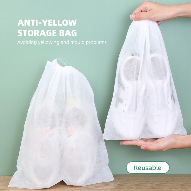 Túi Đựng Giày Không Dệt 20PCS - Vỏ Giày Chống Bụi Và Chống Nấm Mốc Có Thể Tái…