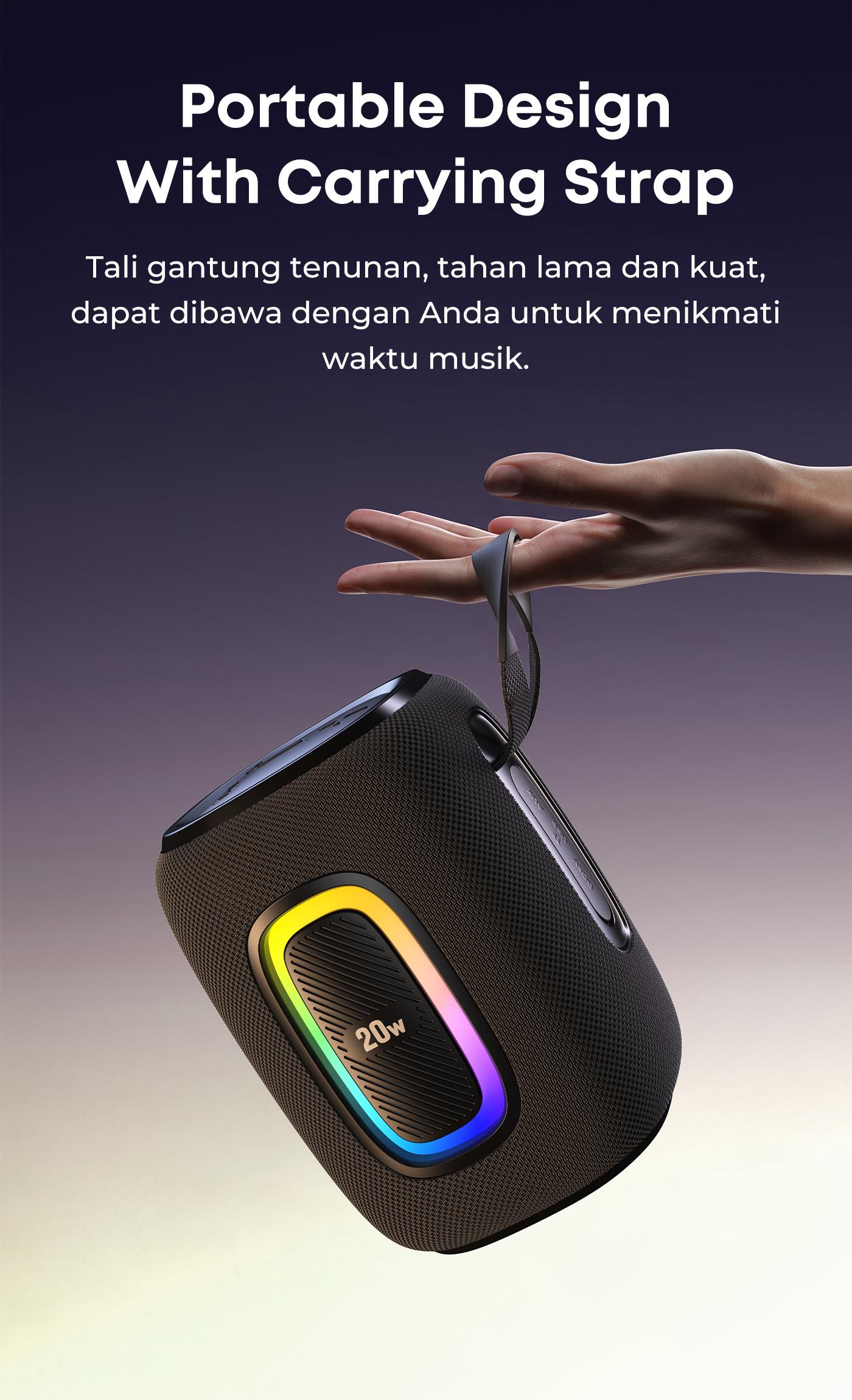 [NEW PRODUCT] Olike Speaker Bluetooth SV16 20W Dual Bass Subwoofer Bluetooth 6.0 Speaker Audio Portable With RGB Light