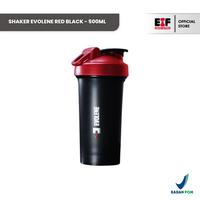 Gambar Shaker Evolene 500 ml Food Grade Material - Shaker Evolene Black Premium Botol Minum - Red Black dari Everydayimfitness Supplement Kota Surabaya 1 Tokopedia