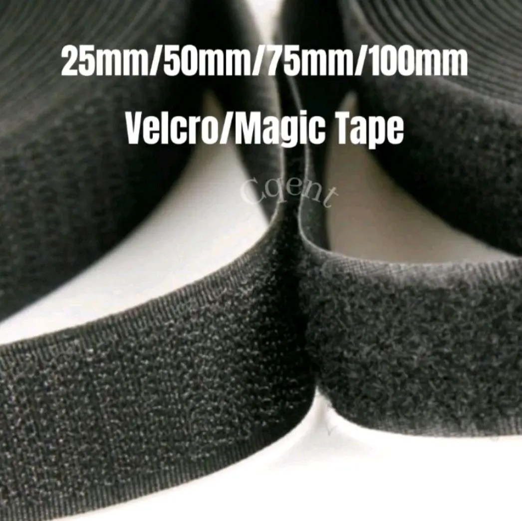 Hook & Loop Velcro Tape Magic Tape Zip On ( 1Meter )
