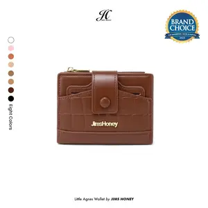 Jims Honey - Little Agnes - Dompet Lipat Wanita Kartu Kulit