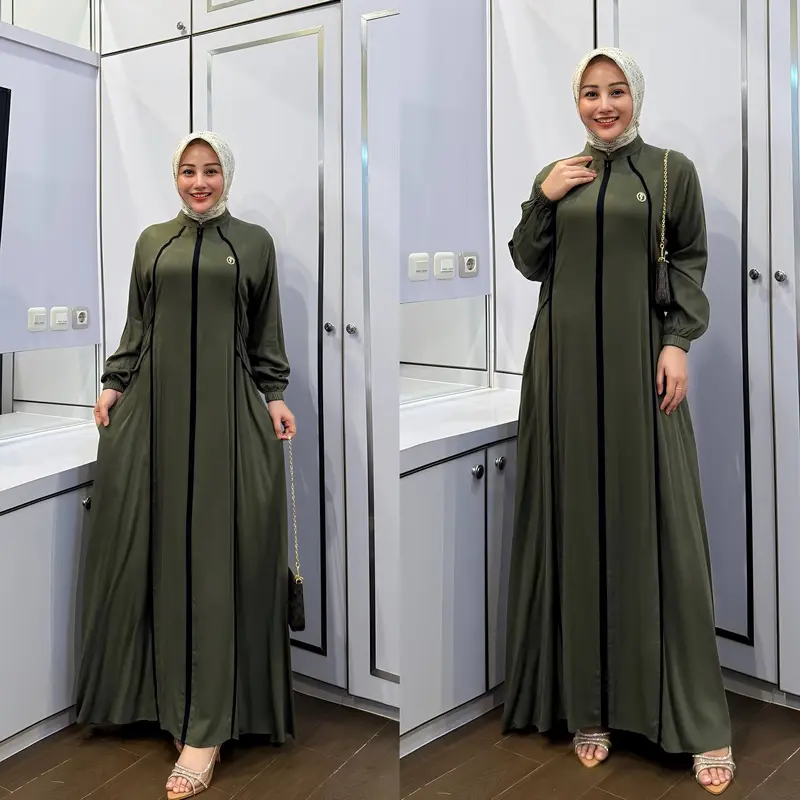 Faradina Exclusive Model Gamis Terbaru 2024 Premium Sonia Dress 3