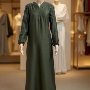 Jubah muslimah material como crepe size SM+L:LXL+2XL:3XL