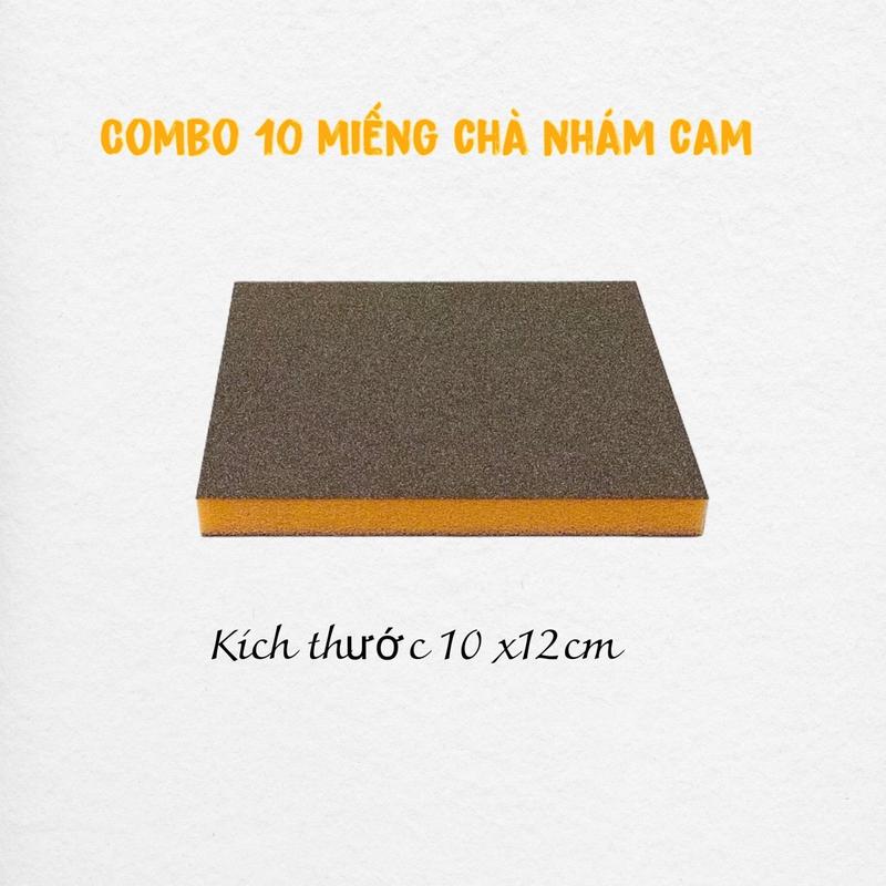 10 Miếng Chà Xoong Nồi 10x12cm, chà nhám đa năng 2 mặt, làm sạch, cọ nồi Bọt Biển Rửa Bát Dụng Cụ Rửa Nhà Bếp Rửa Chén mút
