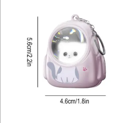 Gantungan Kunci Lucu Unik ada LAMPU LED senter mini Anak bisa dimainkan Anak Cute Cartoon Keychain Souvenir Tas Hadiah 2
