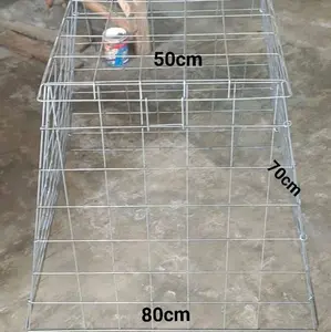 kandang piramid ukuran 50x70x80