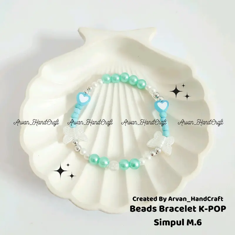 Beads Bracelet K-POP Model Simpul ( Part 1 ) Gelang 6