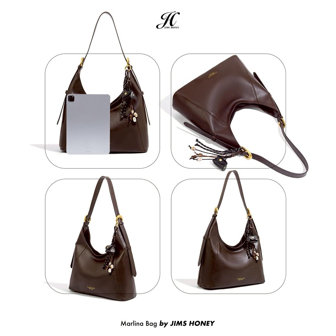 JIMS HONEY MARLINA BAG  Tas Selempang dan Hand Bag Wanita Slingbag Cewek Jimshoney Trendy Elegan Kulit