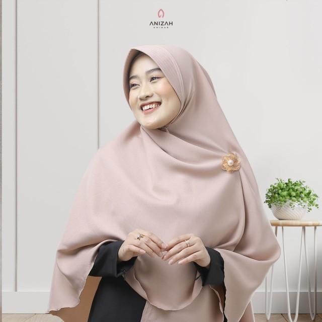 Product Introduction of kerudung anti tembem coklat susu size L 23