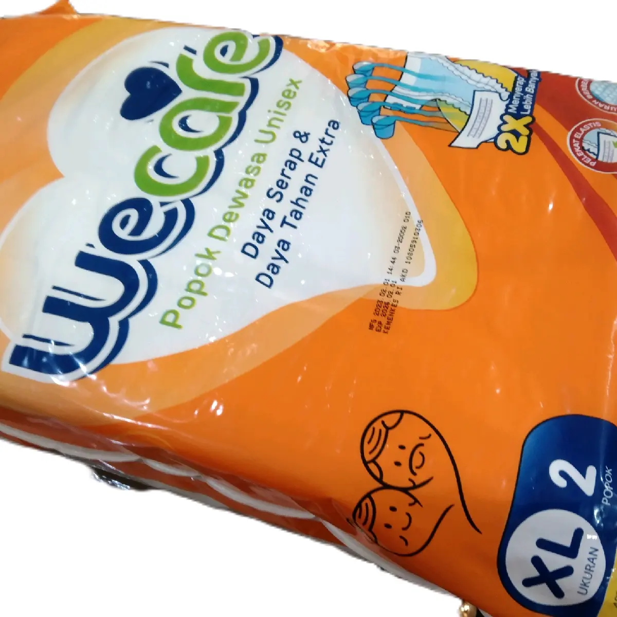 We Care pempers dewasa ukuran XL isi 2