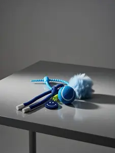 Circle Blue Bolt - Premium Keychain (Gantungan Kunci)