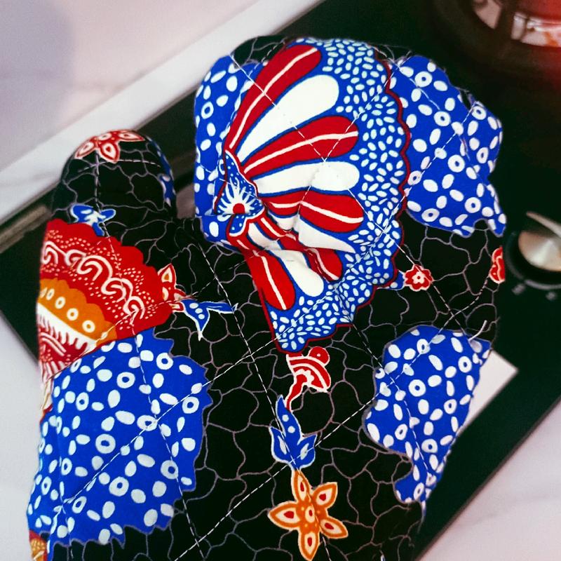 XL. Sarung tangan anti panas dapur lap tangan oven bagus Alat 9