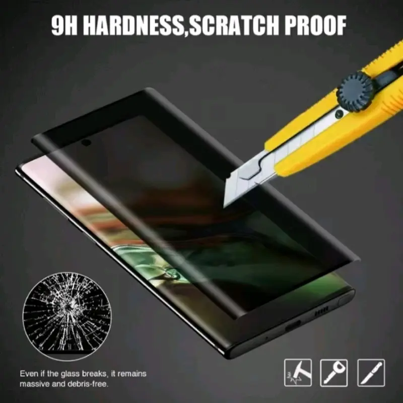Tempered Glass UV Anti Spy untuk SAMSUNG S22 ULTRA/S23 ULTRA/S24 ULTRA - Pelindung Layar Lengkung SAMSUNG S22 ULTRA/S23 ULTRA/S24 ULTRA - Protector Privasi Smartphone Privacy 2