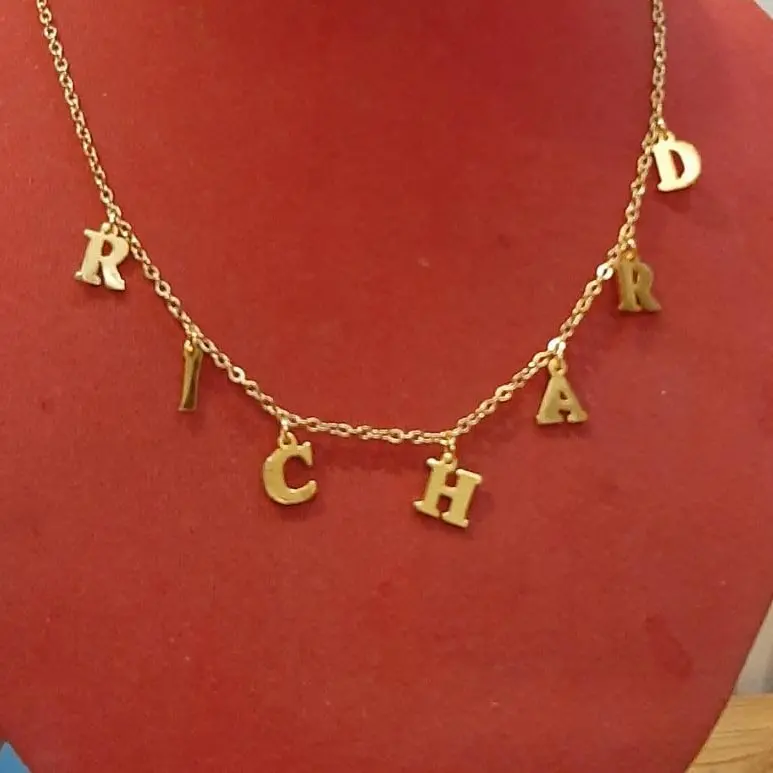 Kalung Rumbai Ukir Nama 0