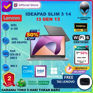 Lenovo Ideapad Slim 3 14 Intel Core i3 1315 - i3 1215u 8GB 512SSD W11+OHS 14 Inch FHD