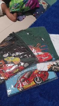 Product Review of Paket 4pcs Kaos Anak Laki laki Motif Mobil Pakaian Fashion from W**t H**h 0