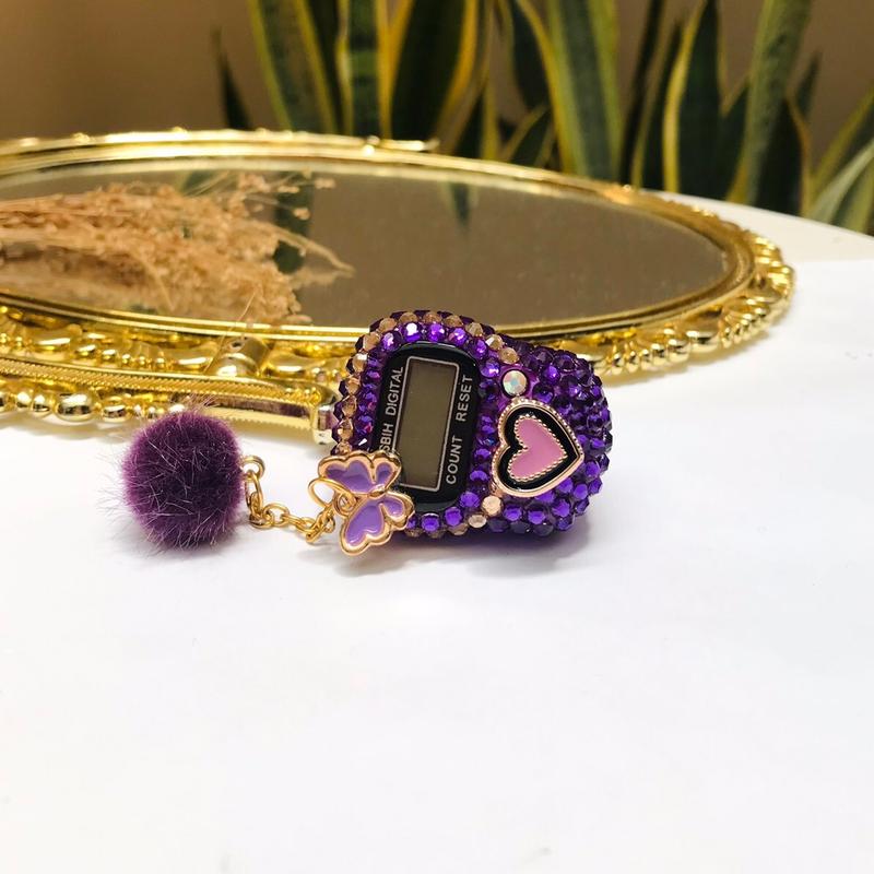 Tasbih LOVE pompom - non led 3