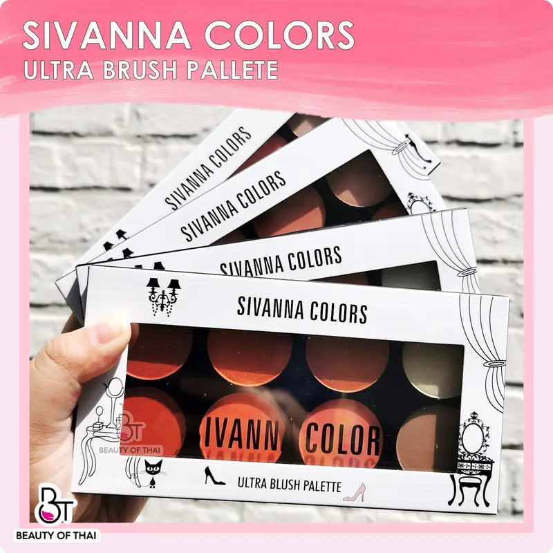 [ SIVANNA BLUSH ON PALETTE ] SIVANNA COLORS ULTRA BLUSH PALETTE 0