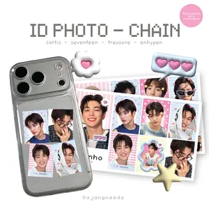 SAJANGNEEDS ID PHOTO KEYCHAIN - CORTIS SEVENTEEN ENHYPEN TREASURE