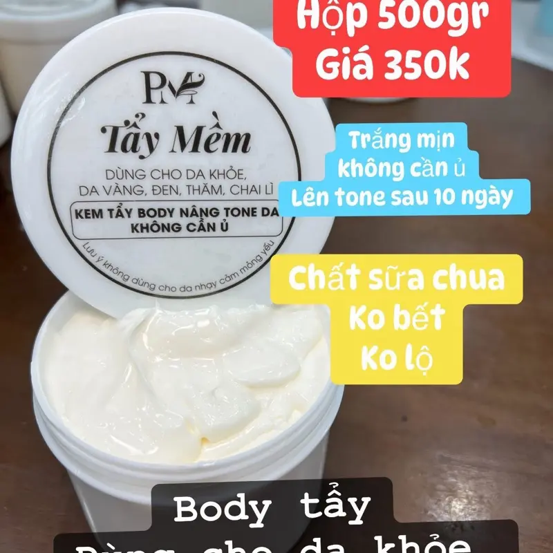 500gr TẩY MỀM - cho da khỏe tặng tẩy tế bào chết