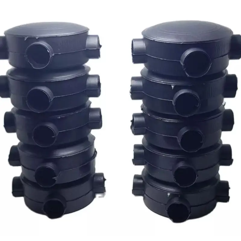 Inbow dus / T DUS hitam Cabang 3  /  Rumah saklar / Mangkok saklar / IB Dus isi 10 pcs 2