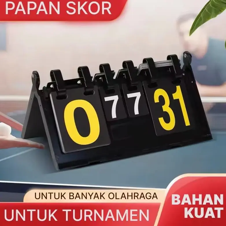 PAPAN SCORE,SCORE BOARD IMPORT BERKUALITAS Badminton,pingpong,volly,billiard Olahraga