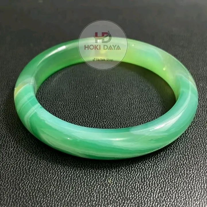 GELANG BANGLE GIOK NATURAL BANGLE BATU ALAM GELANG MANAO 1