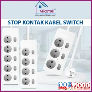 Stop Kontak Kabel Switch Mikotek / Stop Kontak Kabel Saklar On Off