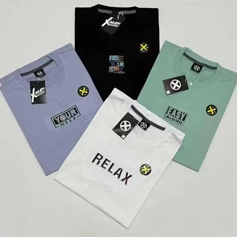 PAKET 4 PCS KAOS CEWEK COWOK UNISEX LENGAN PENDEK SIZE M L XL XXL 1
