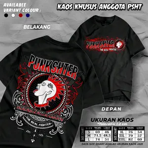 Kaos PUNKSHTER Terbaru Kaos Psht Punkshter  Katun Combed Distro Sablon Custom baju cotton