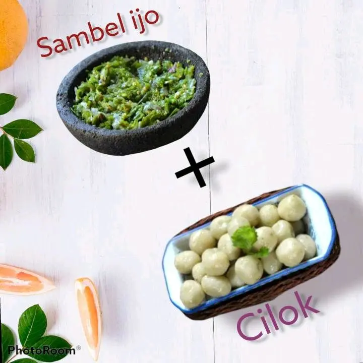 CILOK SAMBEL IJO ENAK PEDAS NAMPOL SEGER Food  Seblak Kuah 1