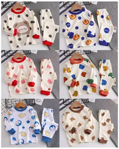BAJU TIDUR PIYAMA ANAK SET 1 FULL PRINT UINTUK ANAK 6 BULAN SAMPAI 6 TAHUN IMPORT BEAR BERUANG PENGUIN HARIMAU