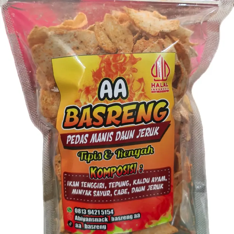 BASRENG AA PEDAS MANIS DAUN JERUK 250grm 0