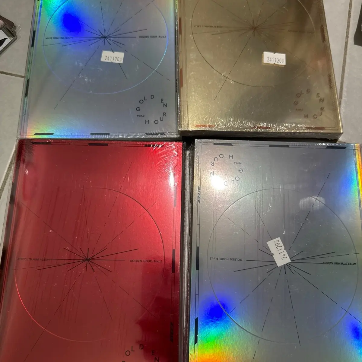 ATEEZ GOLDEN HOUR PT2 ALBUMS